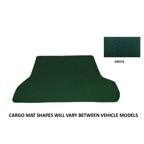 Plush Pile Moulded Carpet Toyota Landcruiser 80 Series GX GXL Saraha 1990-1997 [Carpet Type: Cargo] [Colour: Green] [Transmission: Floor Automatic]