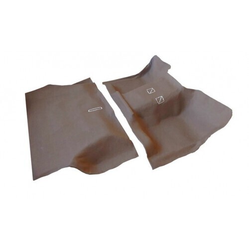 PVC Moulded Vinyl Flooring To Suit Holden HR Utility 1965-1967 Front and Rear Column Manual Brown